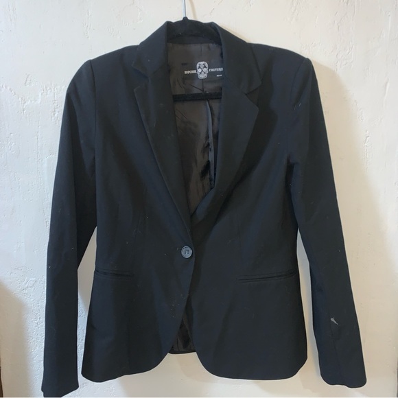 Hipchik Couture Blazer Jacket Sequin Butterfly Size XS/S Approx 2 4 17”x24” - Picture 2 of 16